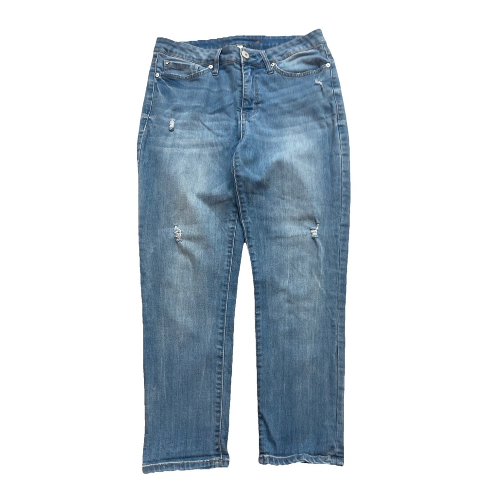 Seven7 Skinny Denim Jeans Stretch Women's Size 10 Light Wash